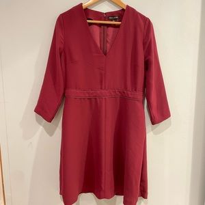 Wine Banana Republic Dress